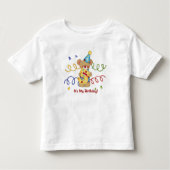 C'est mon anniversaire Ourson mignon Age 5 T-shirt (Devant)