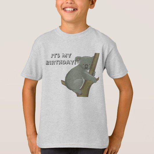 C'est mon anniversaire Toddler Koala T-Shirt (Devant)
