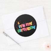 C'est mon autocollant de lettres d'anniversaire (Enveloppe)