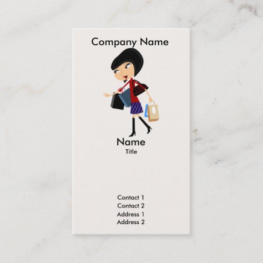 C'est mon Carte de visite de sac (Devant)