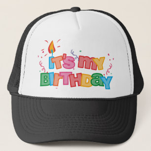 C'est mon casquette de lettres d'anniversaire