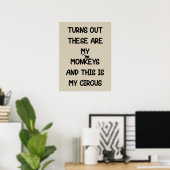 C'est Mon Cirque, Ce Sont Mes Singes Affiche (Bureau à domicile)