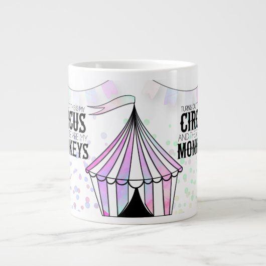 C'est mon cirque Large Mug (Devant)