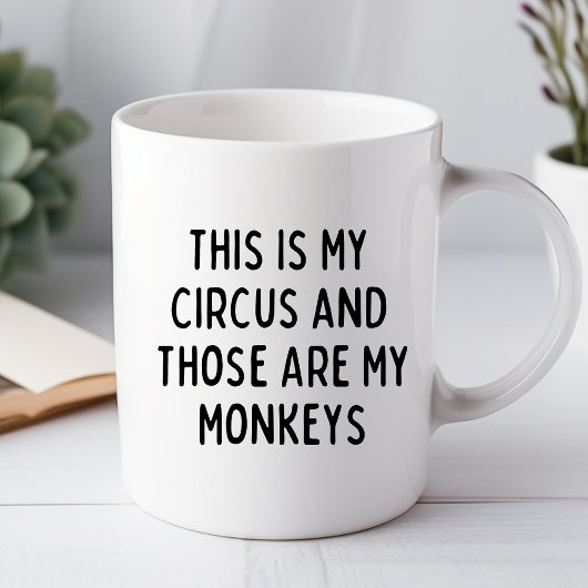 C'est mon cirque Mug de bureau drôle