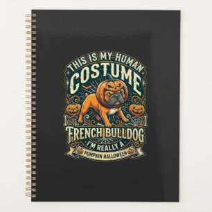 C'est Mon Costume Humain French Bulldog Pumpkin Ha