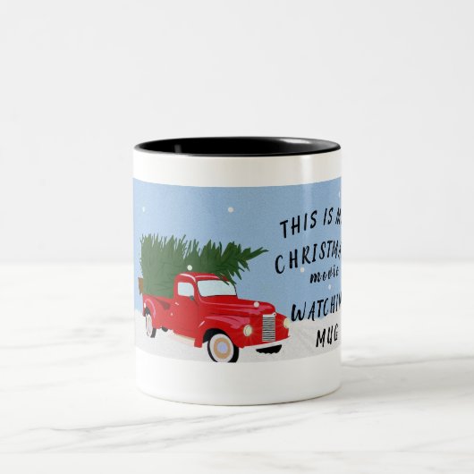 C'est mon film de Noël regarder Mug (Centre)