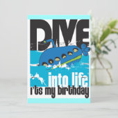 C'est mon invitation de sous-marin d'anniversaire (Debout devant)