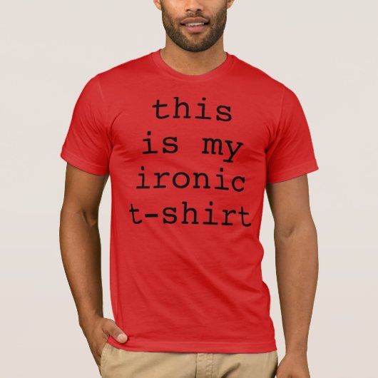 C'est mon ironique T-shirt noir (Devant)