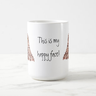 C'est mon joyeux visage ! Boule grumeuse Mug café