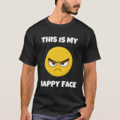 C'Est Mon Joyeux Visage Drôle T-Shirt Grumpy (Devant)