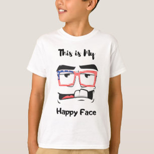 C'est mon joyeux visage drôle tshirt pour enfants