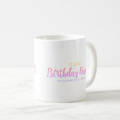 C'est mon mois d'anniversaire café Mug (Devant droit)