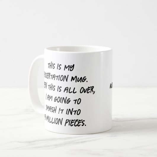 C'est mon Mug de dissertation (Devant gauche)