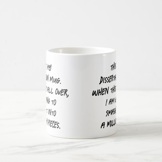 C'est mon Mug de dissertation (Centre)