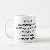 C'est mon Mug de dissertation (Gauche)