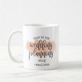C'est Mon Mug De Planification De Mariage Aquarell (Gauche)