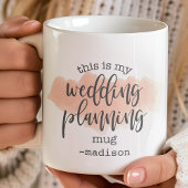 C'est Mon Mug De Planification De Mariage Aquarell