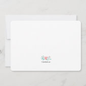 C'est mon nom Faire-part de naissance photo (Dos)