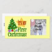 C'est mon premier Noël, Cartes photos de vacances (Devant / Derrière)