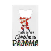C'est mon pyjama de Noël Dabbing Dabbing Père Noël (Dos)