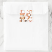 C'est mon Sticker de 5e anniversaire (Sac)