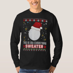 C'Est Mon Sweat De Noël Golf Père Noël Elf Ugly D