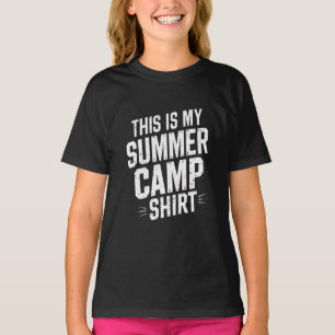 C'est mon t-shirt de camp d'été Directeur du camp 