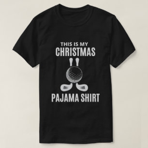 C'Est Mon T-Shirt De Pajama Golf De Noël