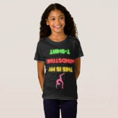 "C'est mon T-shirt de poche" Neon Glow Gymnastic (Devant entier)