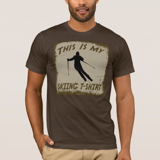 C'EST MON T-SHIRT DE SKI (Devant)