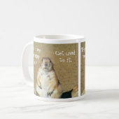 "C'est mon visage du matin" Prairie Dog Mug (Devant gauche)