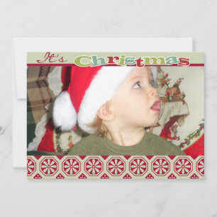 C'est Noël Carte photo de vacances personnalisés