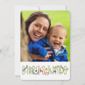 C'est Noël Carte photo vertical (Devant)