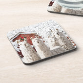 "C'est Noël !" Ensemble de dessous de verre (Côté gauche)