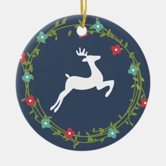 C'est Noël Fête Ornement Personnalisé (Devant)