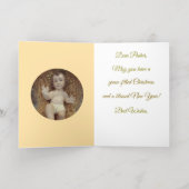 C'est Noël, Pasteur, Carte de voeux pliée (Couchage intérieur)