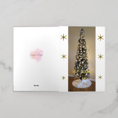 C'est Noël, Pasteur, Carte de voeux pliée (Mise à l'extérieur)