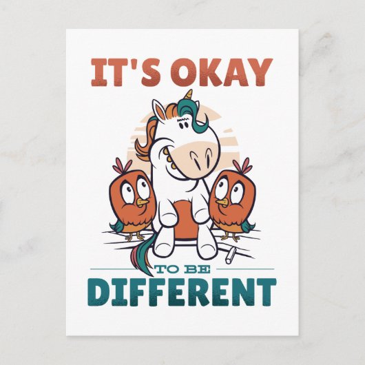 C'est OK d'être différent Invitation (Devant)