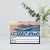 C'est parti ! Invitation à une croisière (Debout devant)