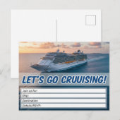 C'est parti ! Invitation à une croisière (Devant / Derrière)