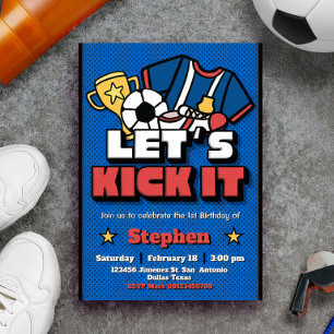 C'est Parti - Invitation de Football Soccer