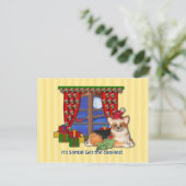 C'est Père Noël ! Obtenez les cookies ! Carte de N (Debout devant)