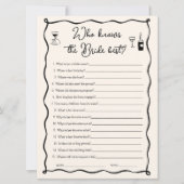 C'est plus qui connaît la mariée meilleure carte d (Devant)