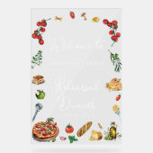 C'est plus Rehearsal Dinner signe de bienvenue (Recto)