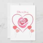 C'est pour nous, une belle carte d'invitation. (Dos)