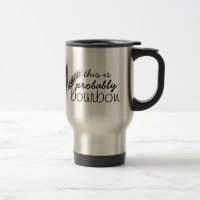 c'est probablement tasse de café de bourbon