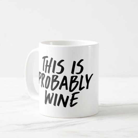 C'est probablement tasse de café de vin (Devant gauche)