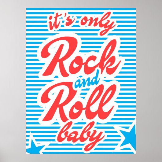 C'est que Rock And Roll Baby, poster de musique, r (Devant)