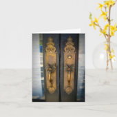 C'est San José CA : Le laiton manipule la carte de (Fleur jaune)