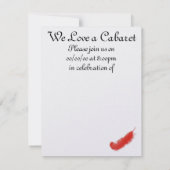 C'est Showtime ! Invitation (Dos)